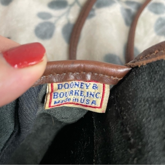 DOONEY & Bourke Vintage Leather Mini Crossbody Purse Bag - Picture 10 of 10
